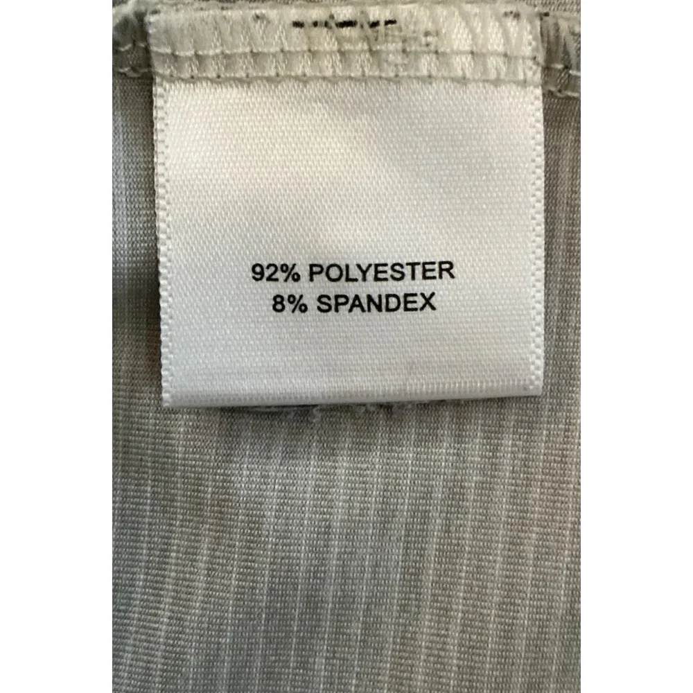 Peter Millar Summer Comfort Polo XL Light Gray Stripe Performance Golf‎ Shirt